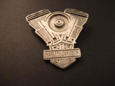 Harley- Davidson Cycles motorblok zilverkleurig